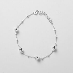 Pulsera Bolas Lisas Grandes y Cuentas pequeñas - Imagen 1