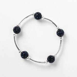 Pulsera Cristal Azul Marino - Imagen 1