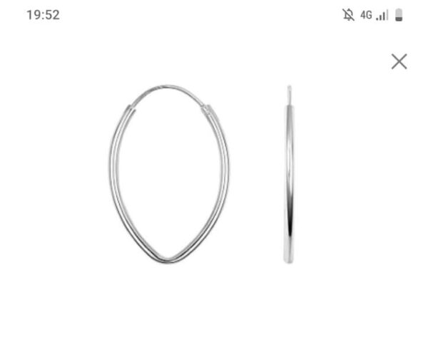 Pendiente Oval